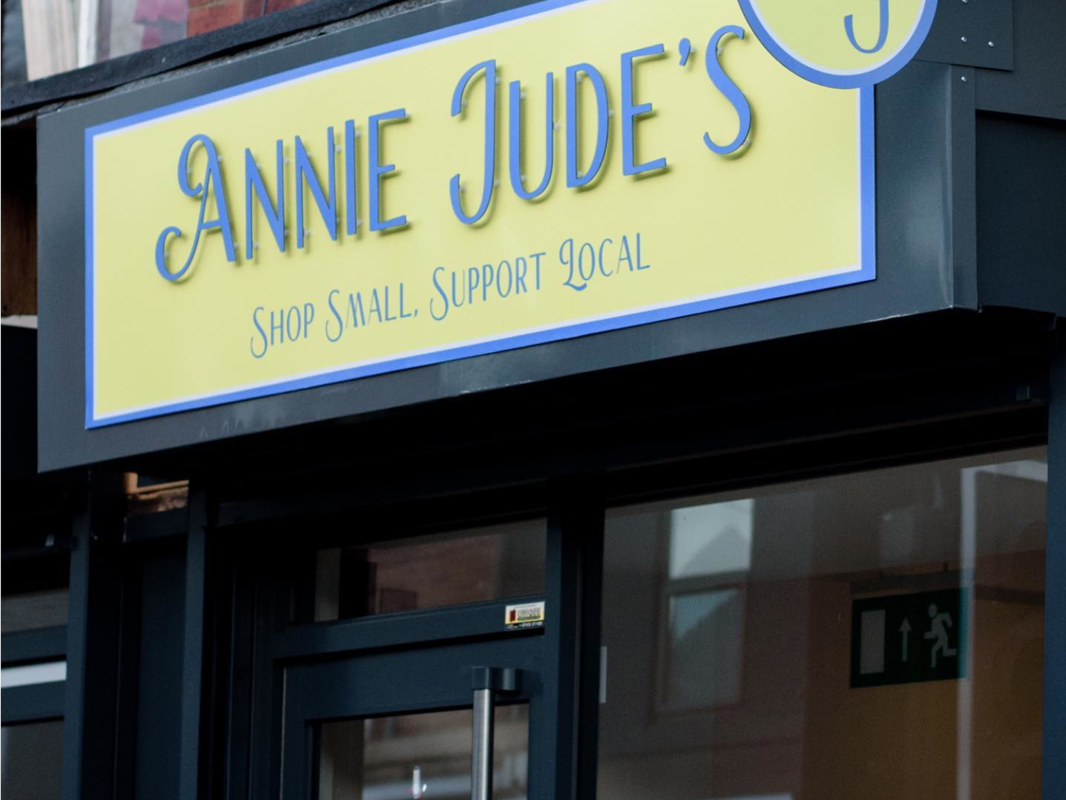Annie Jude's shop sign
