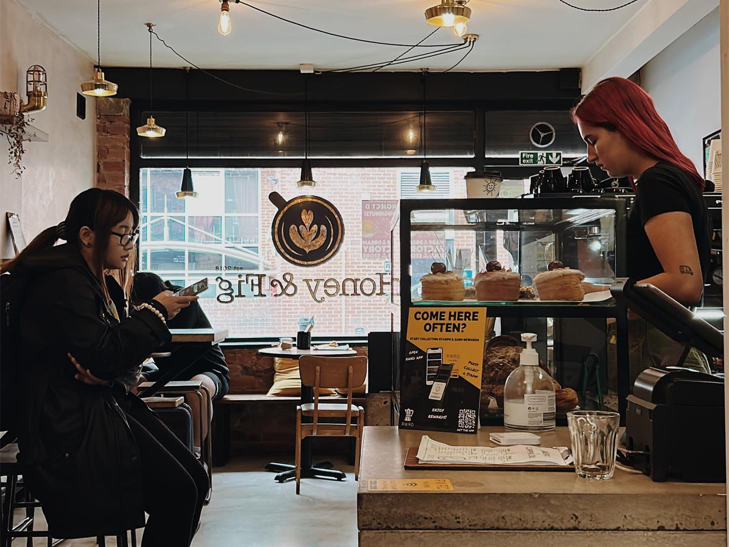 Inside at Honey & Fig