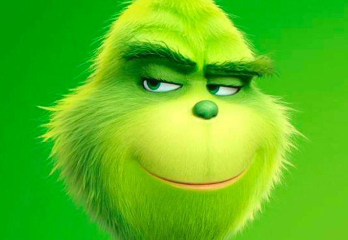 An illustration of the Grinch.