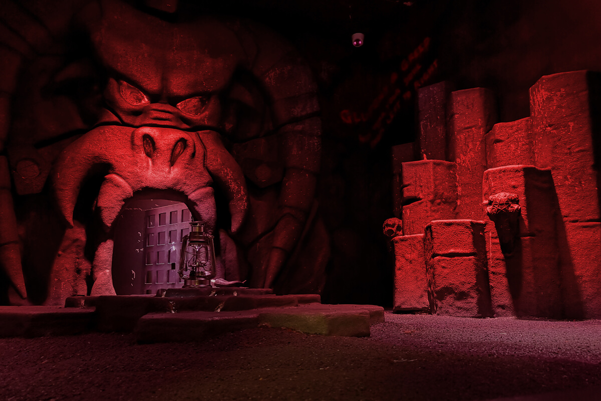 A spooky escape room at The Great Escape Game.