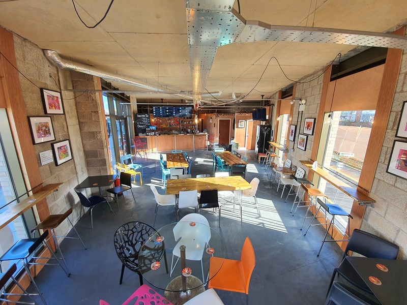 Interior of The Industry Tap.