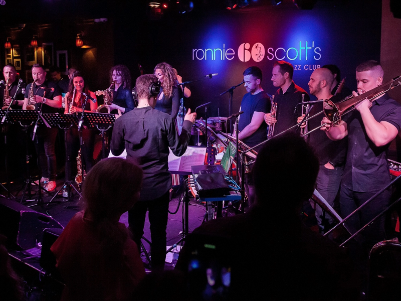 Doncaster Jazz Alumni playing live. Photo credit: credit Carl Hyde