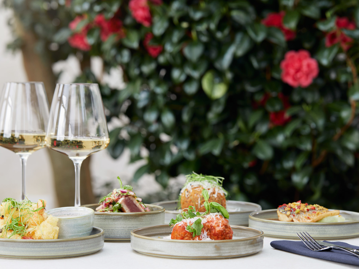 Afternoon tea at The Camellia House.