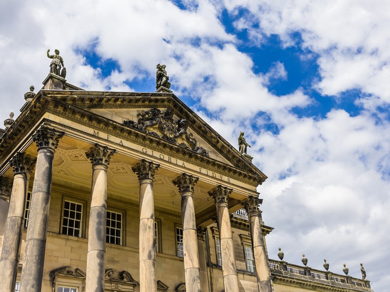 The exterior of Wentworth Woodhouse.