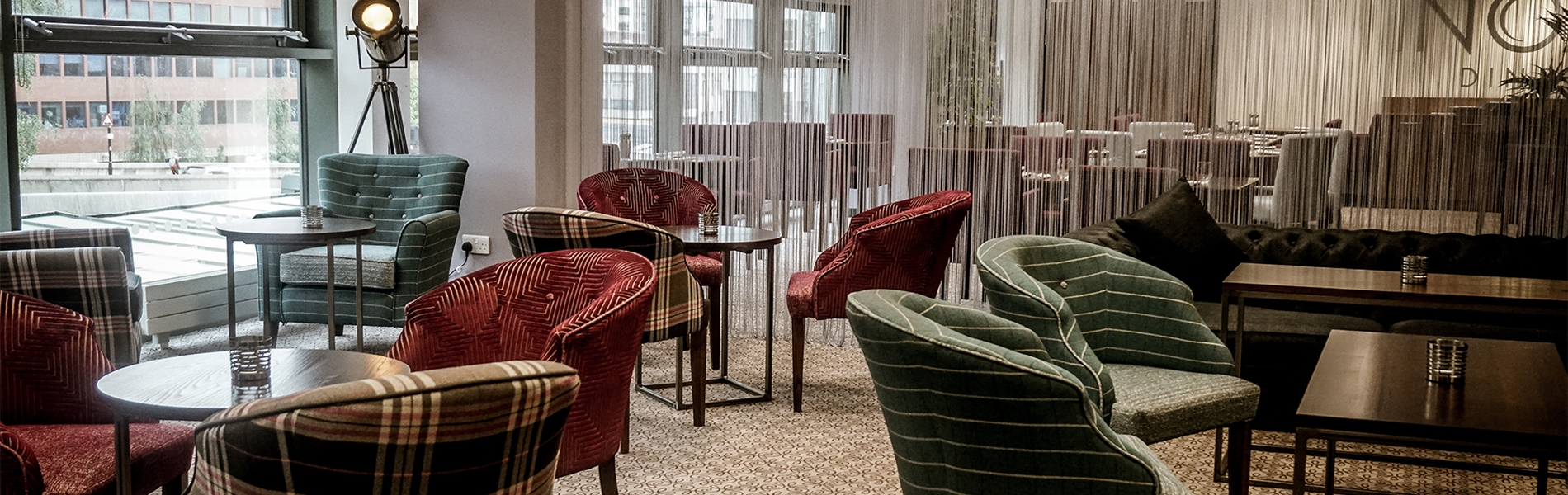 The interior of Inox Dine.