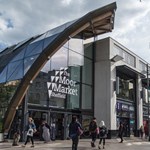 The exterior of The Moor Market.