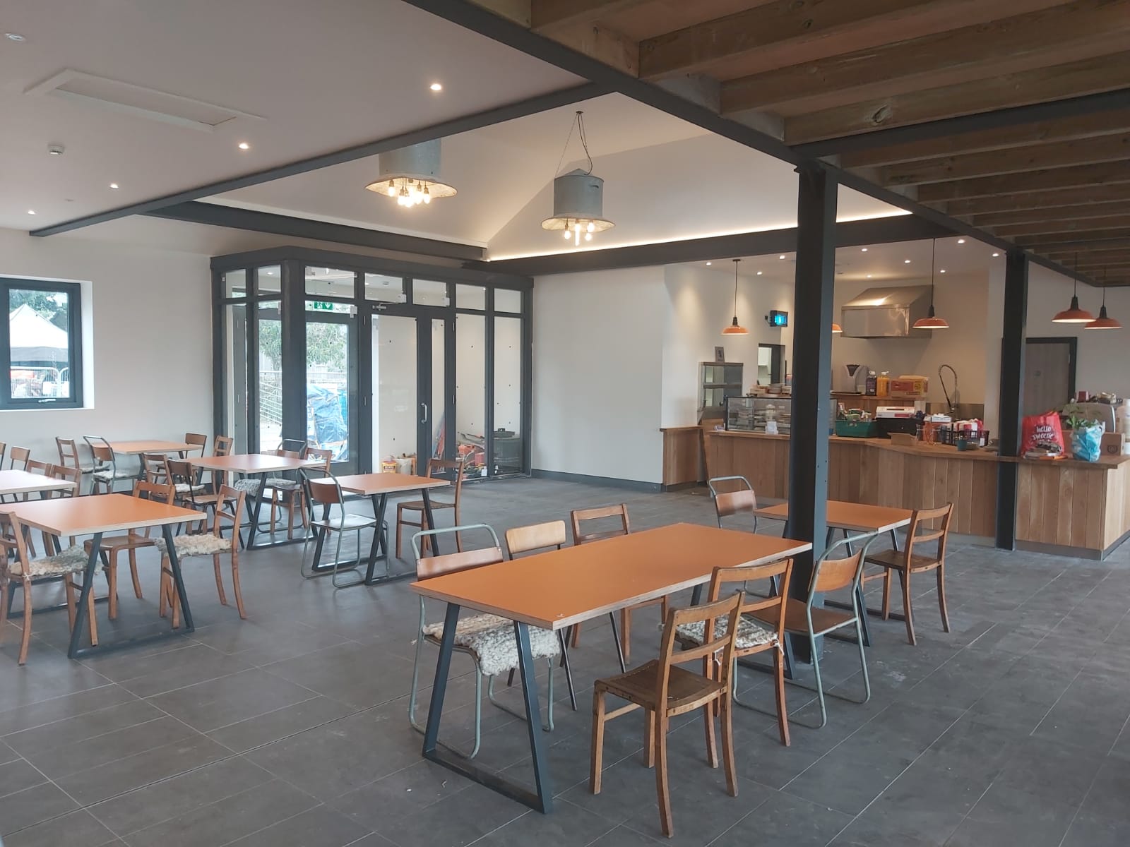 The cafe at Whirlow Hall Farm.