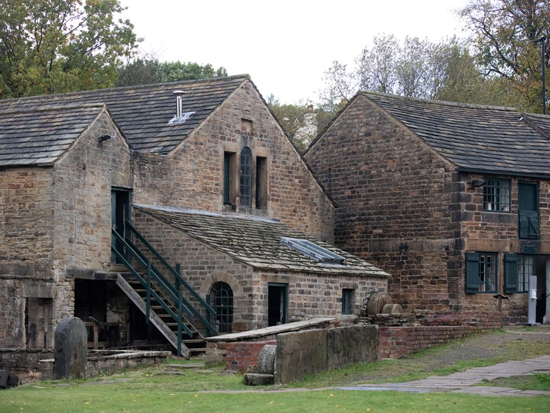 Some of the buildings at the Abbeydale Industrial Hamlet.