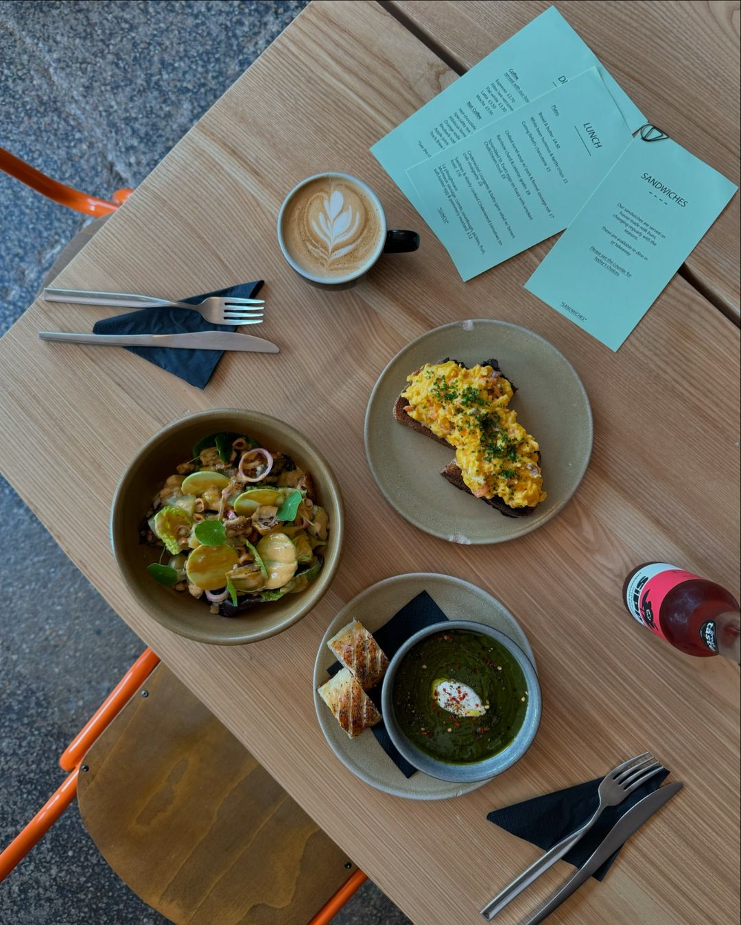 Lunch at Bench La Cave.