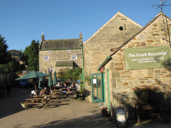 Farm buildings at Whirlow Hall Farm.
