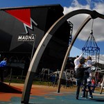 The outdoor playground at Magna Science Adventure Centre.