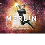 A man is jumping in the air, holding a glowing ball of light, against a backdrop of an explosion of stars.