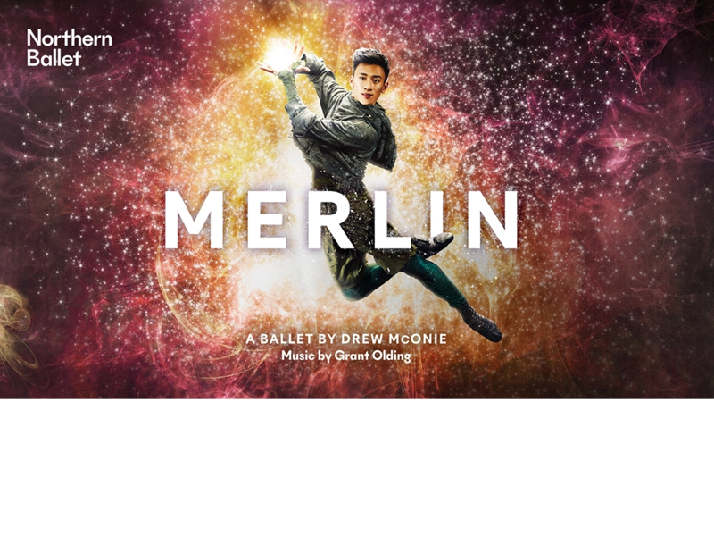 A man is jumping in the air, holding a glowing ball of light, against a backdrop of an explosion of stars.