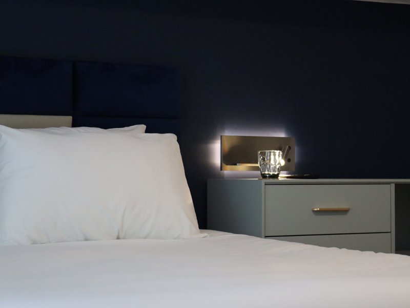 A bedroom at The Psalter.