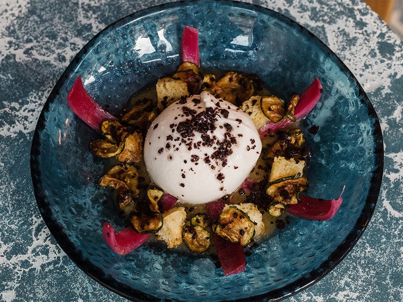 A dish served at Grazie.