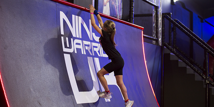 Inside the Ninja Warrior UK Adventure Park.