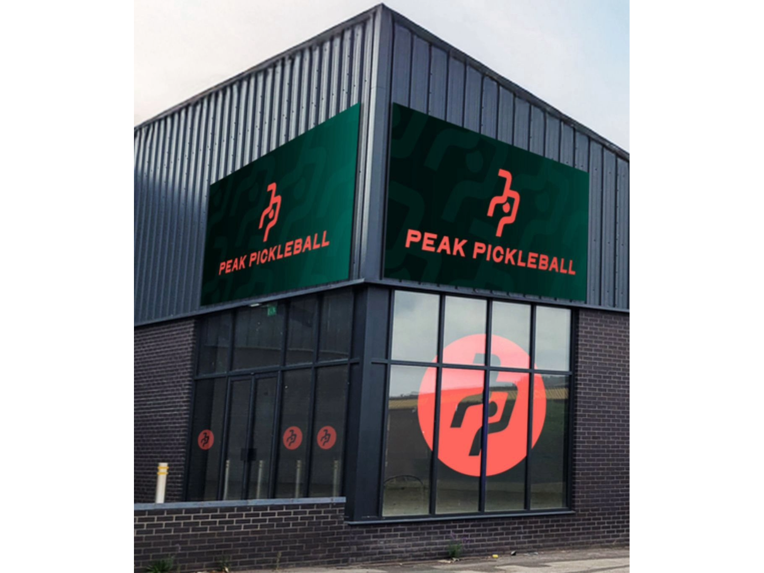 Exterior of Peak Pickleball Sheffield.