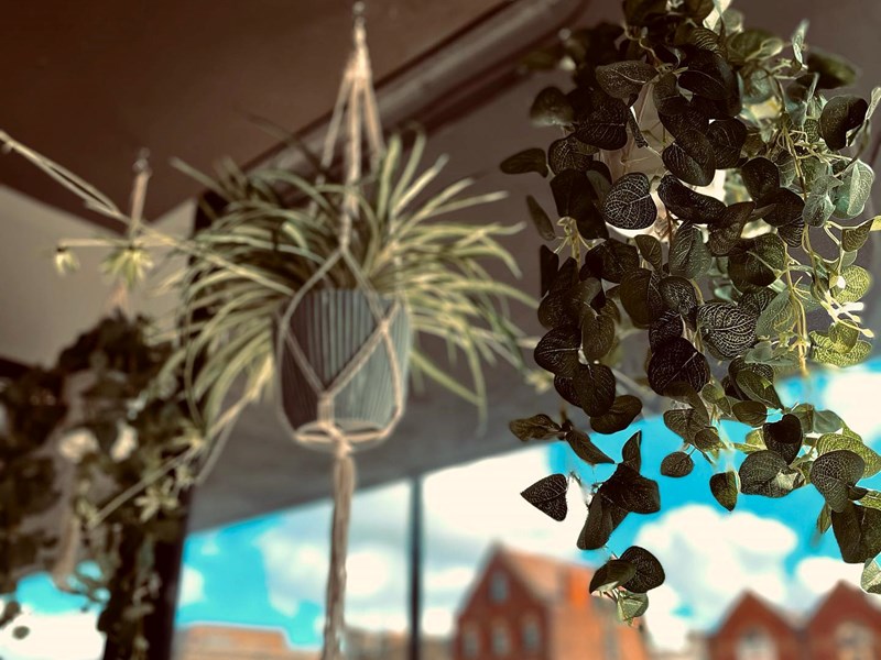 Photograph of the interior of Hygge.