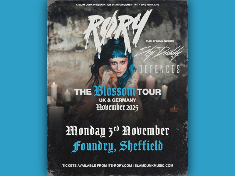 Poster for the RØRY gig at the Foundry.