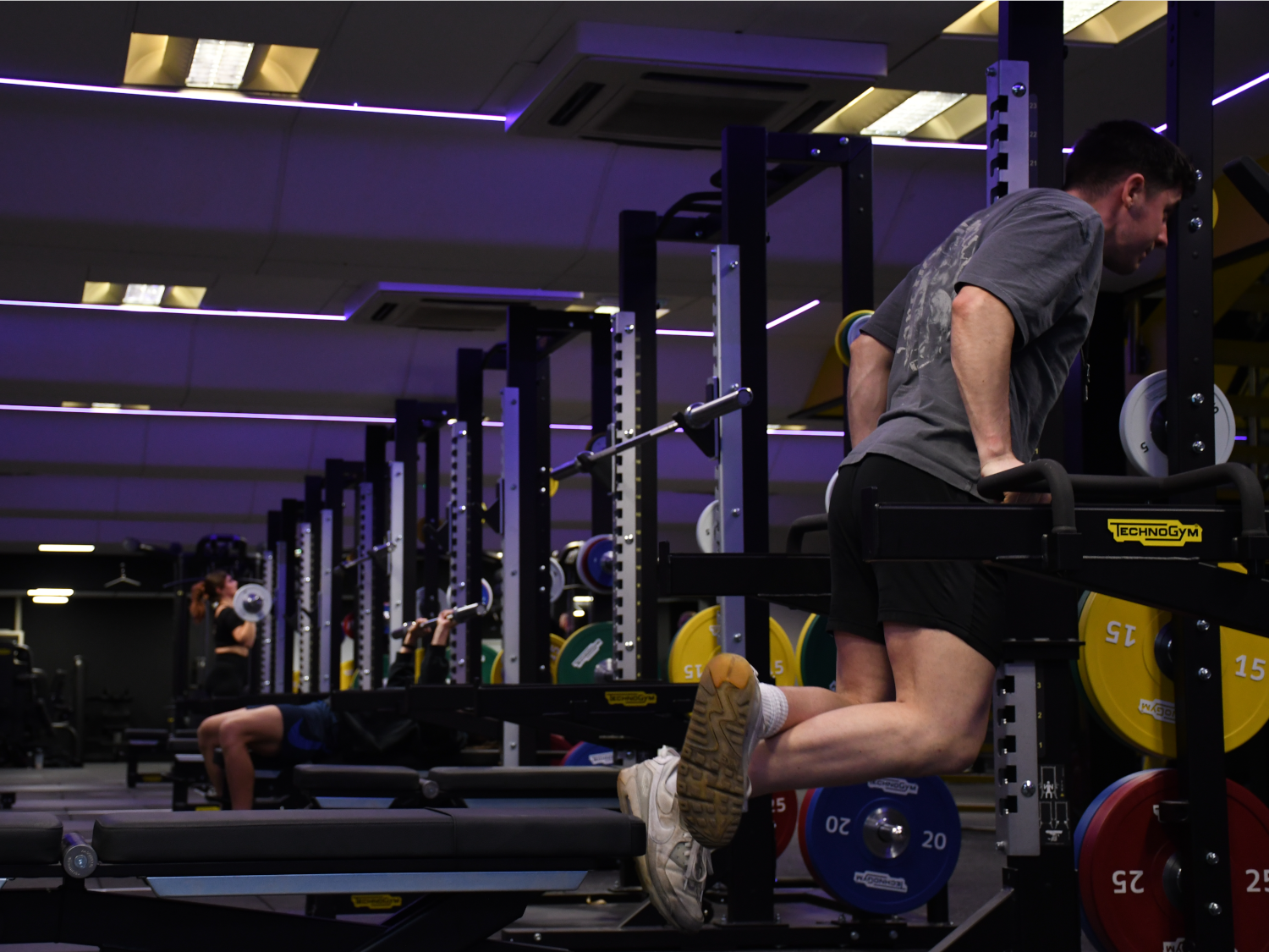 Training at the Goodwin Sports Centre