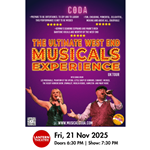 Poster for the The Ultimate West End Musicals Experience.