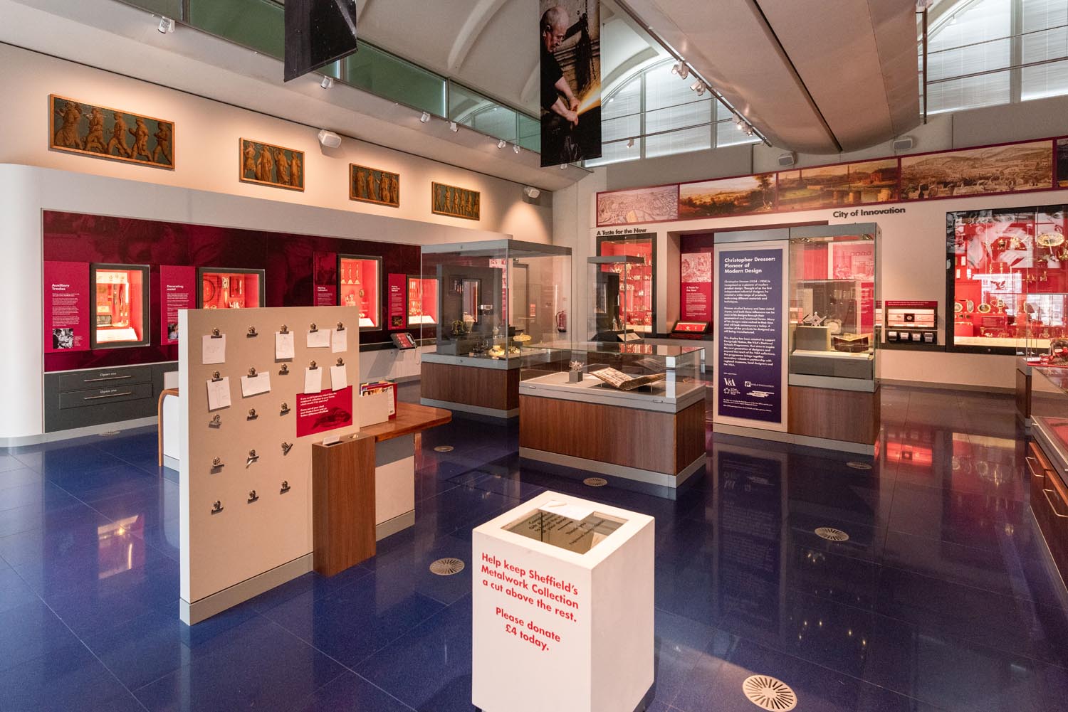 One of the display rooms at the Millennium Gallery.