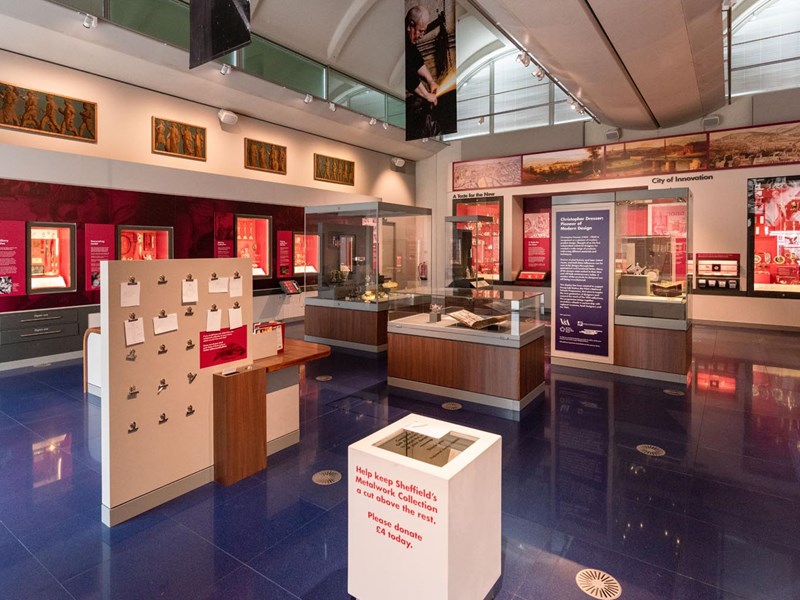 One of the display rooms at the Millennium Gallery.