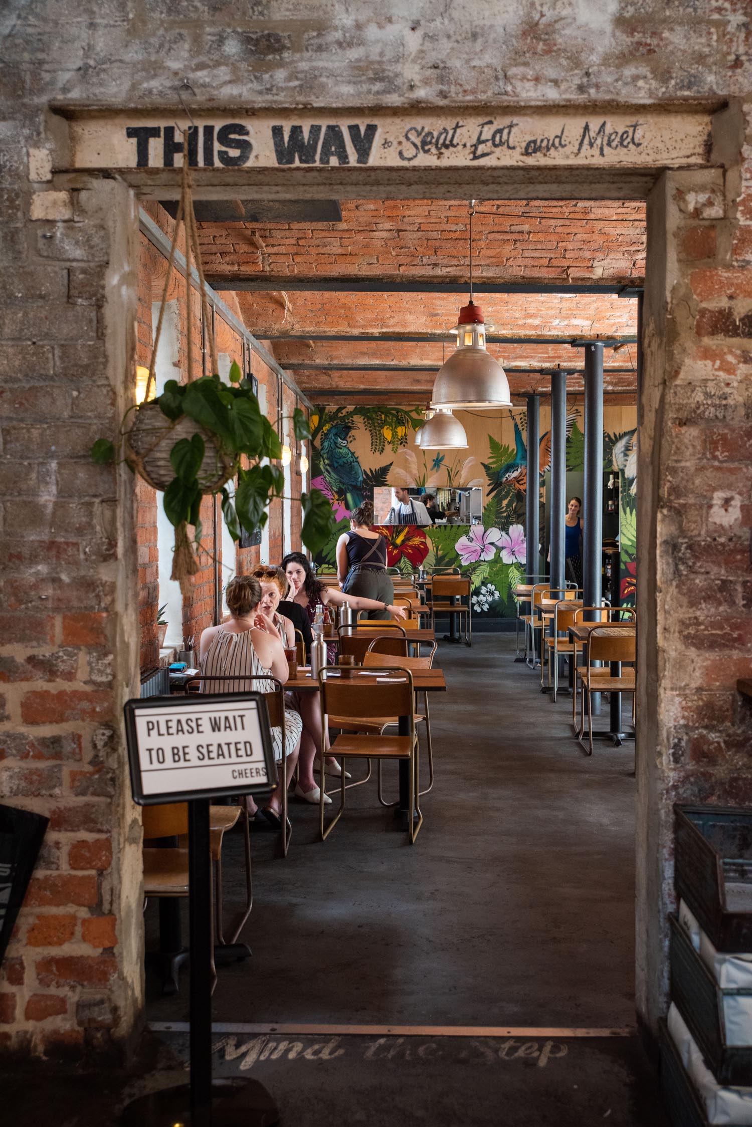 Inside Tamper Coffee.