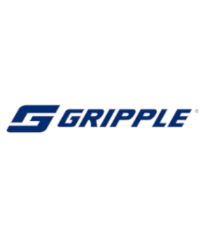 Gripple logo featuring a bold, stylized “G” icon in dark blue followed by the word “GRIPPLE” in uppercase letters, also in dark blue, on a white background.