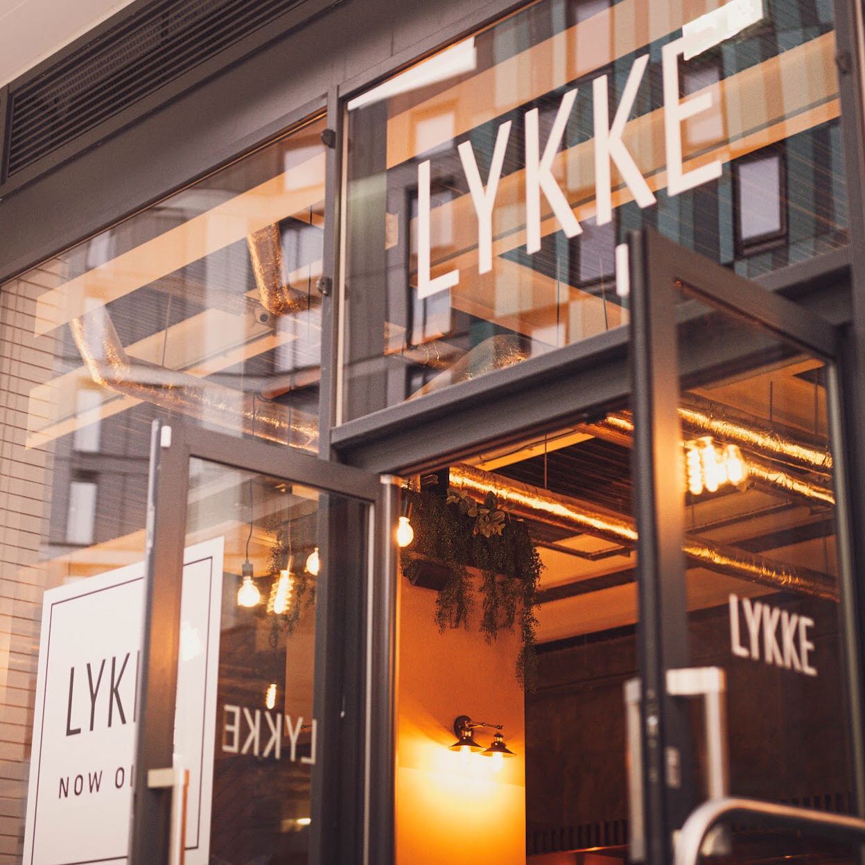 The exterior of LYKKE.