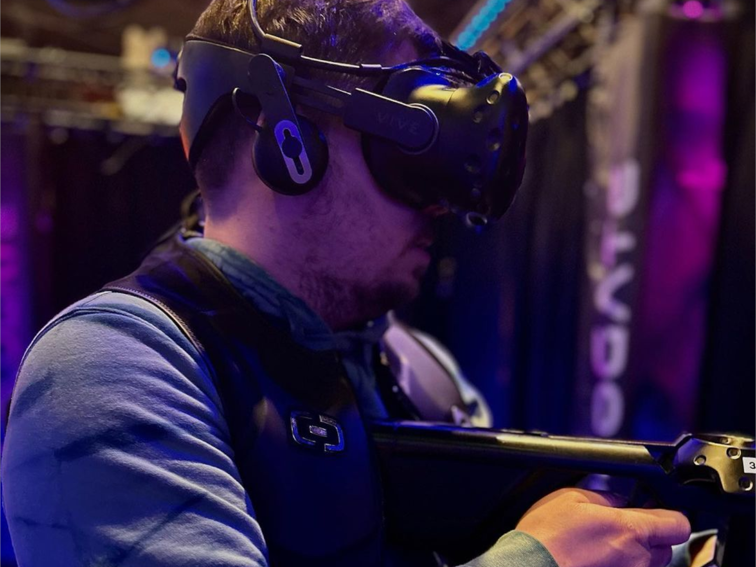 People playing games and having fun at Funstation, in Meadowhall.