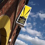 Exterior of Yellow Arch.