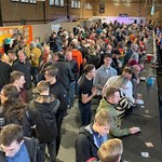 Crowds of people at the Steel City Beer And Cider Festival.