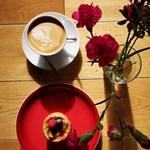 Coffee at Kopi & Chai.