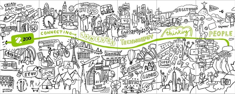 ZOO Artwork Full Sketch