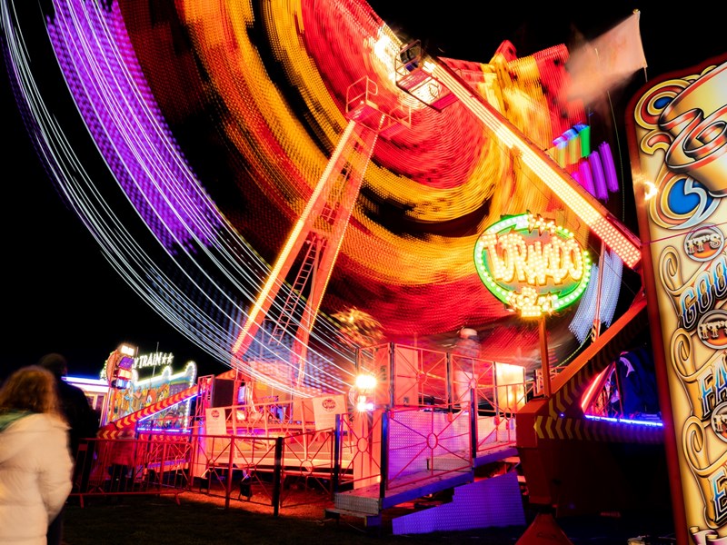 A huge fireworks display at Don Valley Bowl in Sheffield.