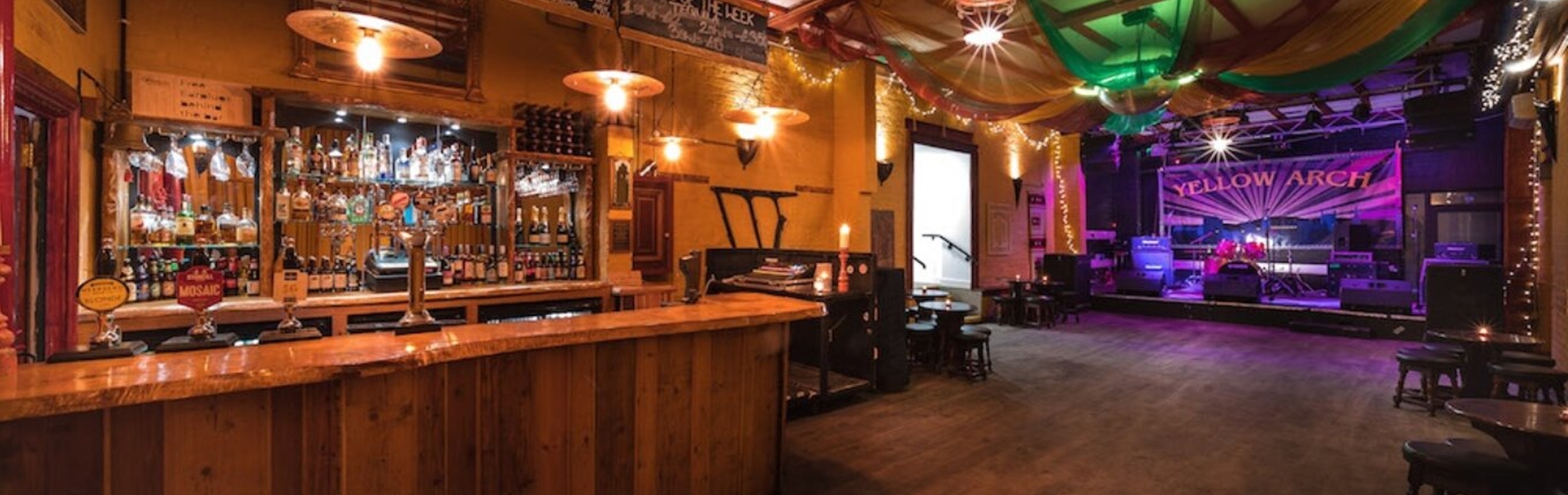 The bar area at Yellow Arch.