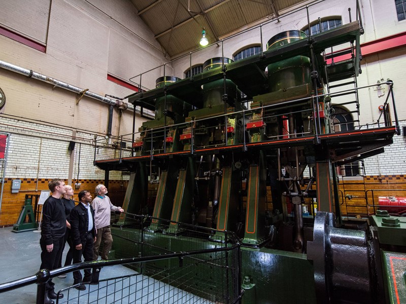River Don Steam Engine at Kelham Island Museum.