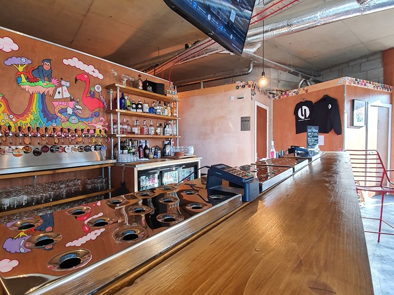 Interior of The Industry Tap.