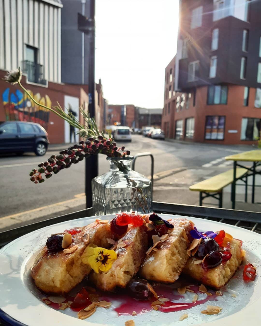 Desserts at The Grind Café.