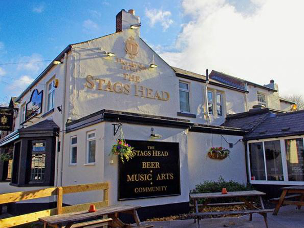 The exterior of The Stag's Head.