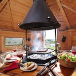 Interior view of Barbeque House at Smallshaw Cottages