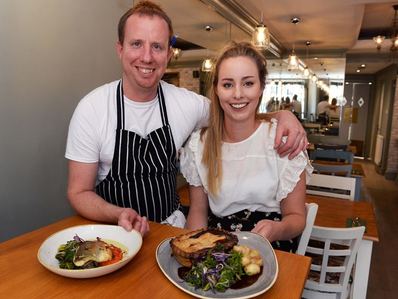 The owners of Turnip & Thyme, Robert and Louise.