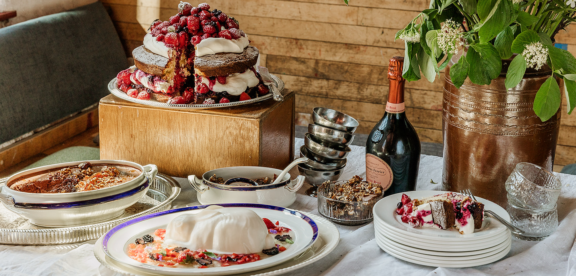 Pudding and treats for Afternoon Tea