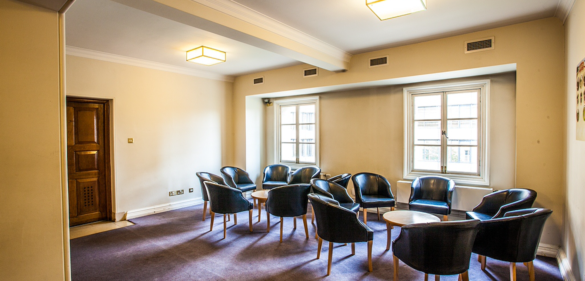 Balcony breakout seating