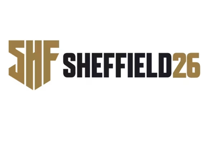 Promotional image featuring the Sheffield Powerlifting Championships 2026 logo on a white background.