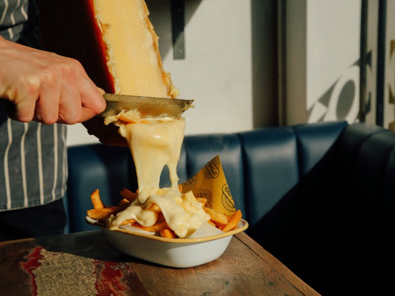 Cheesy chips at the Two Thirds Beer Co.