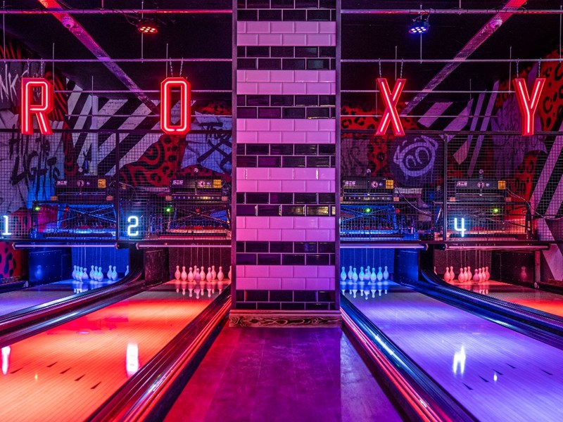 Games area at the Roxy Ball Room.
