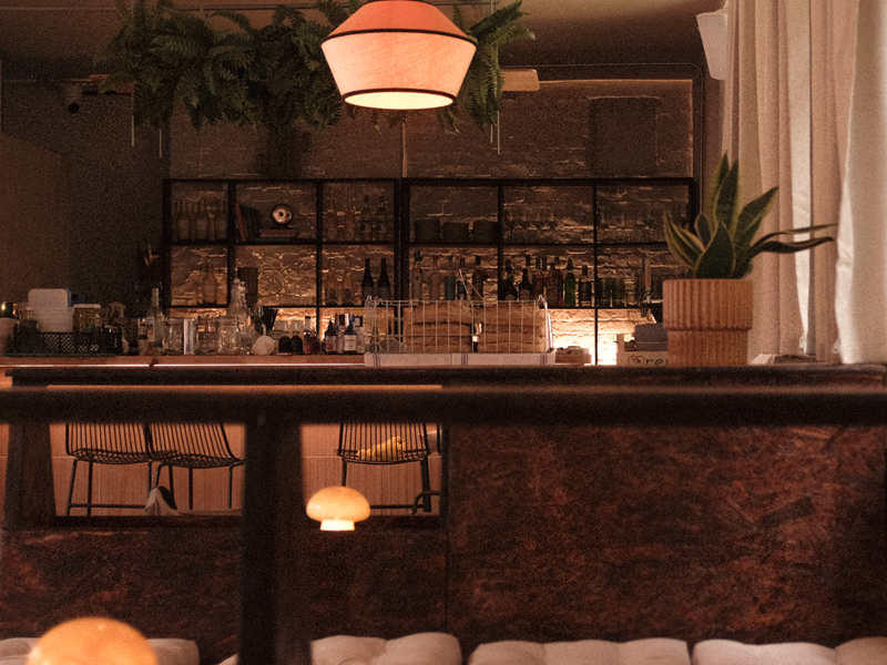 The interior of Poco.