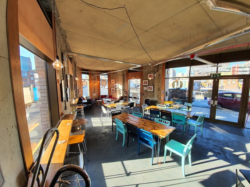 Interior of The Industry Tap.